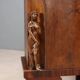 Vintage display cabinet in burl veneer, design, Italy, 1920s-1930s