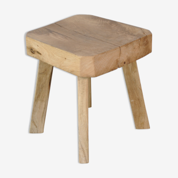 Side table solid oak 1950