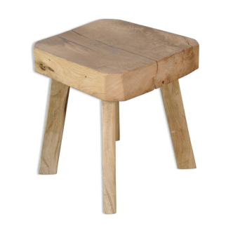 Side table solid oak 1950