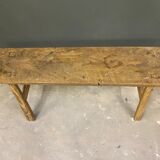Old wooden farmer's bench