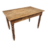 Antique table dining table kitchen table oak 74x120 cm
