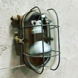 Cast iron industrial wall lamp 1940-1950