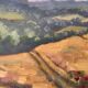 Vintage Impressionist Oil Painting Landscape, Signed R. Grinberg