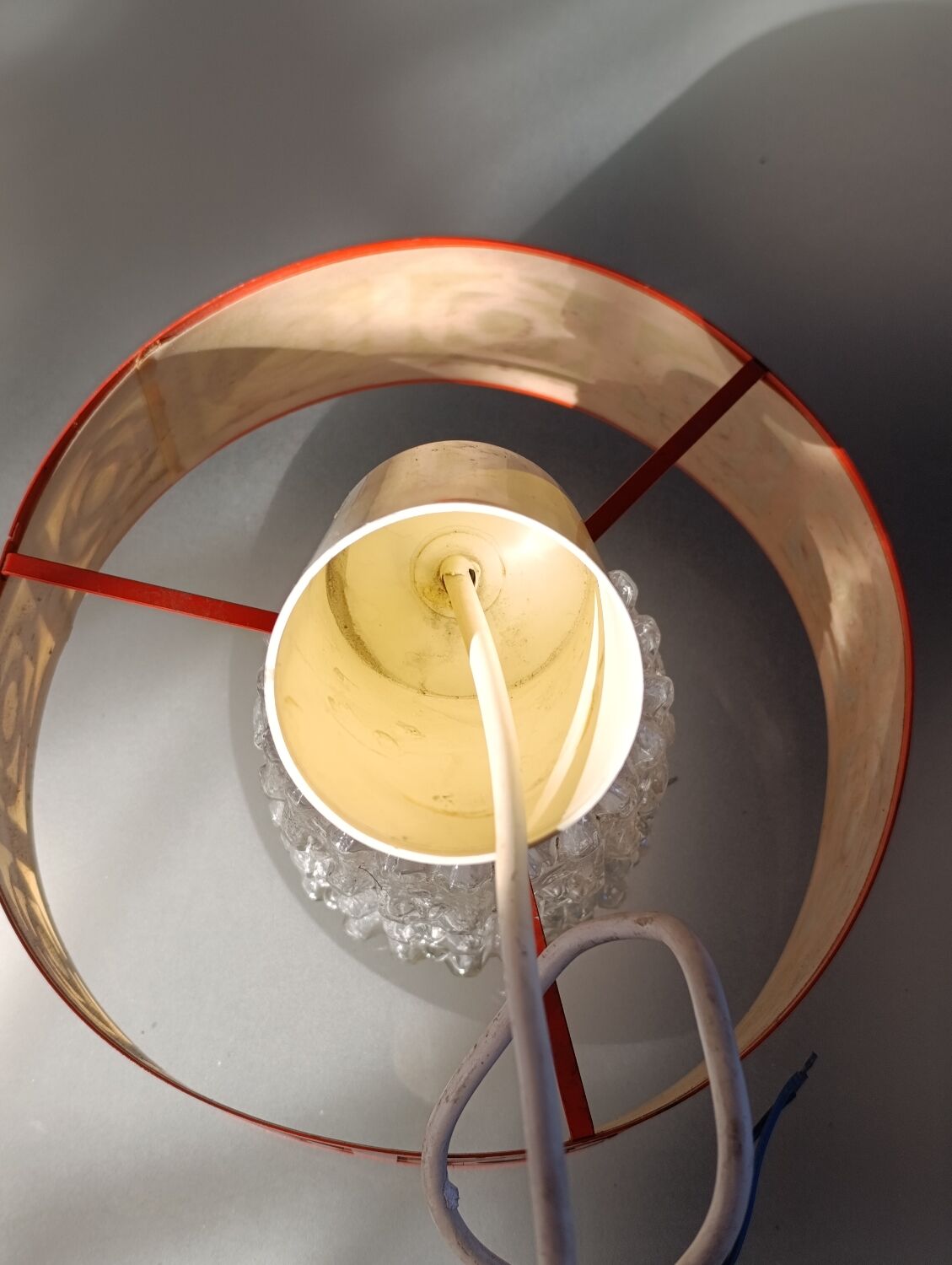 Vintage orange 60s suspension