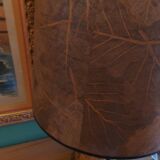 Vintage cork lamp from the 60s, 70's