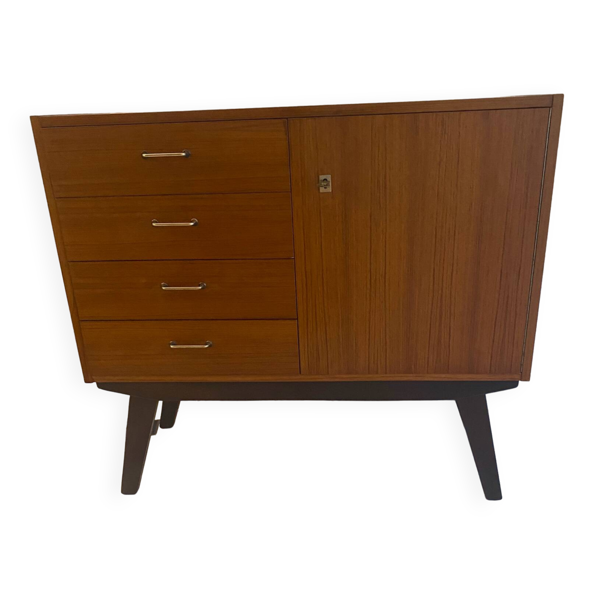 Vintage sideboard with compass feet