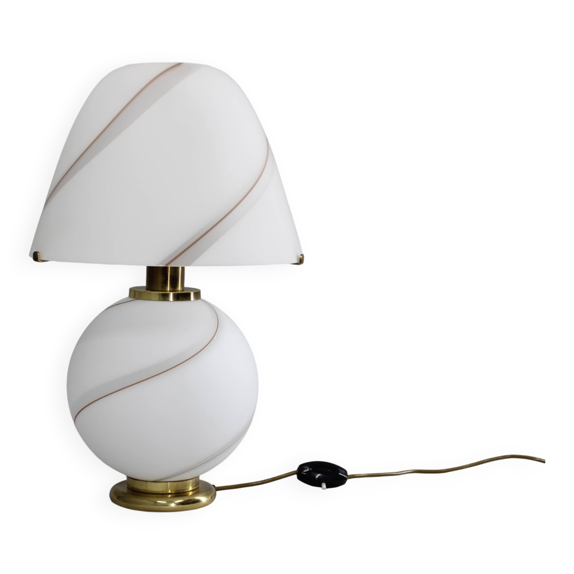1970s Murano Glass Table Lamp, Italy