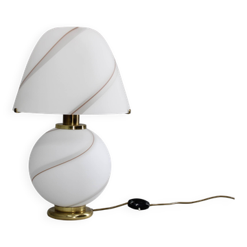 Lampe de table en verre de Murano des années 1970, Italie