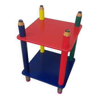 Pencil coffee table, design Pierre Sala