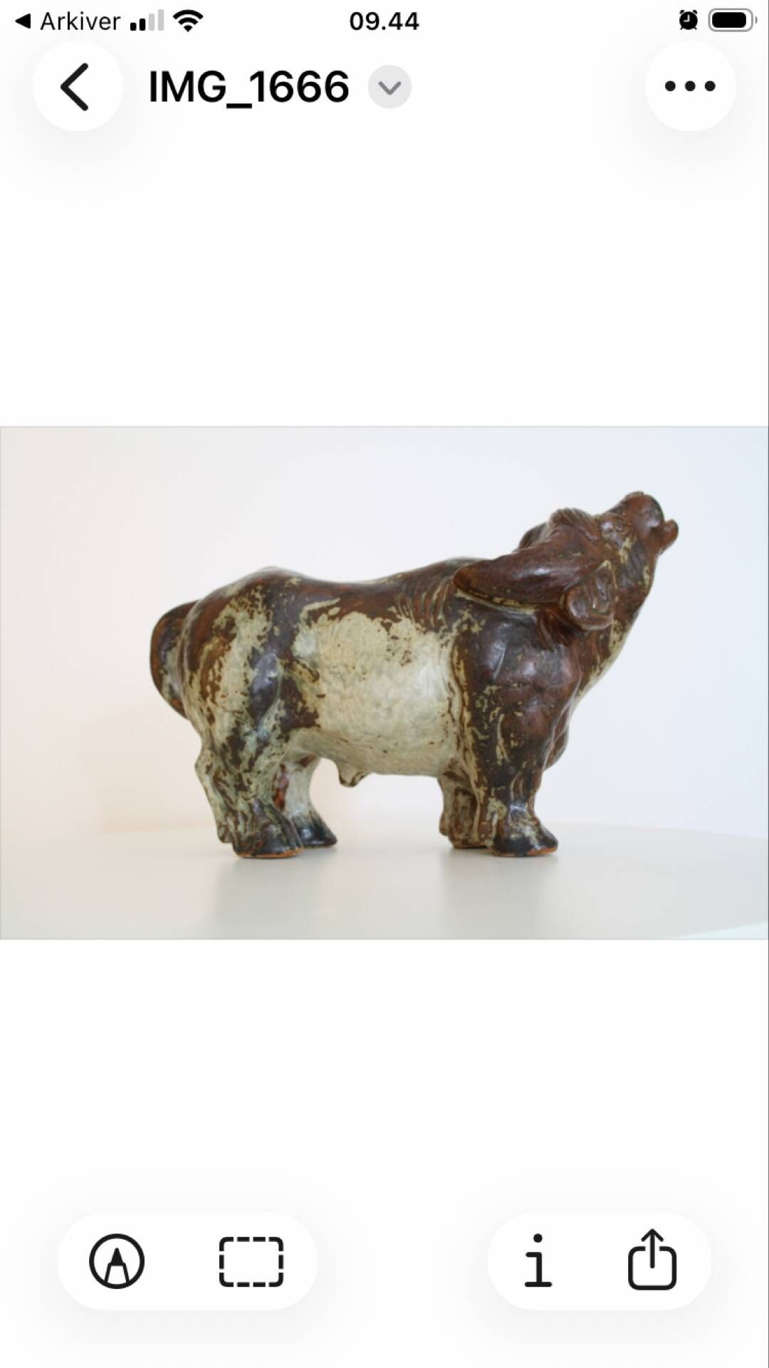 One-of-a-kind monumental pair: ultra-rare knud kyhn water buffaloes –