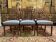 Set of 6 Restoration period "Chapelet" chairs