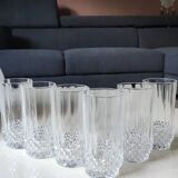 Set of 6 Water/Soda/Orangeade Glasses. Longchamp/Arques Crystal