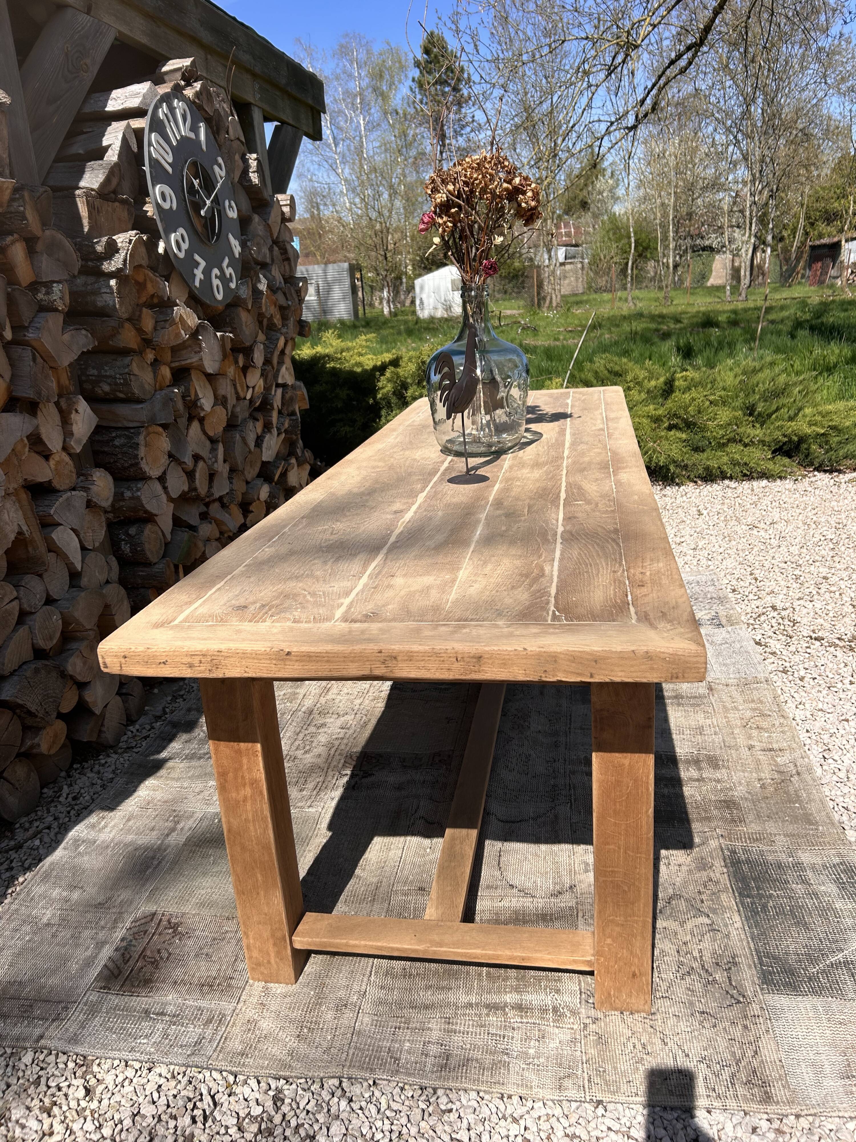 250cm renovated farmhouse table
