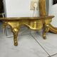 Vintage oval mirror Deknudt plus matching console