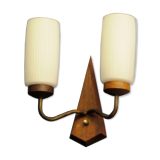 Mid-Century Teak Wall Lamp