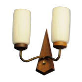 Mid-Century Teak Wall Lamp