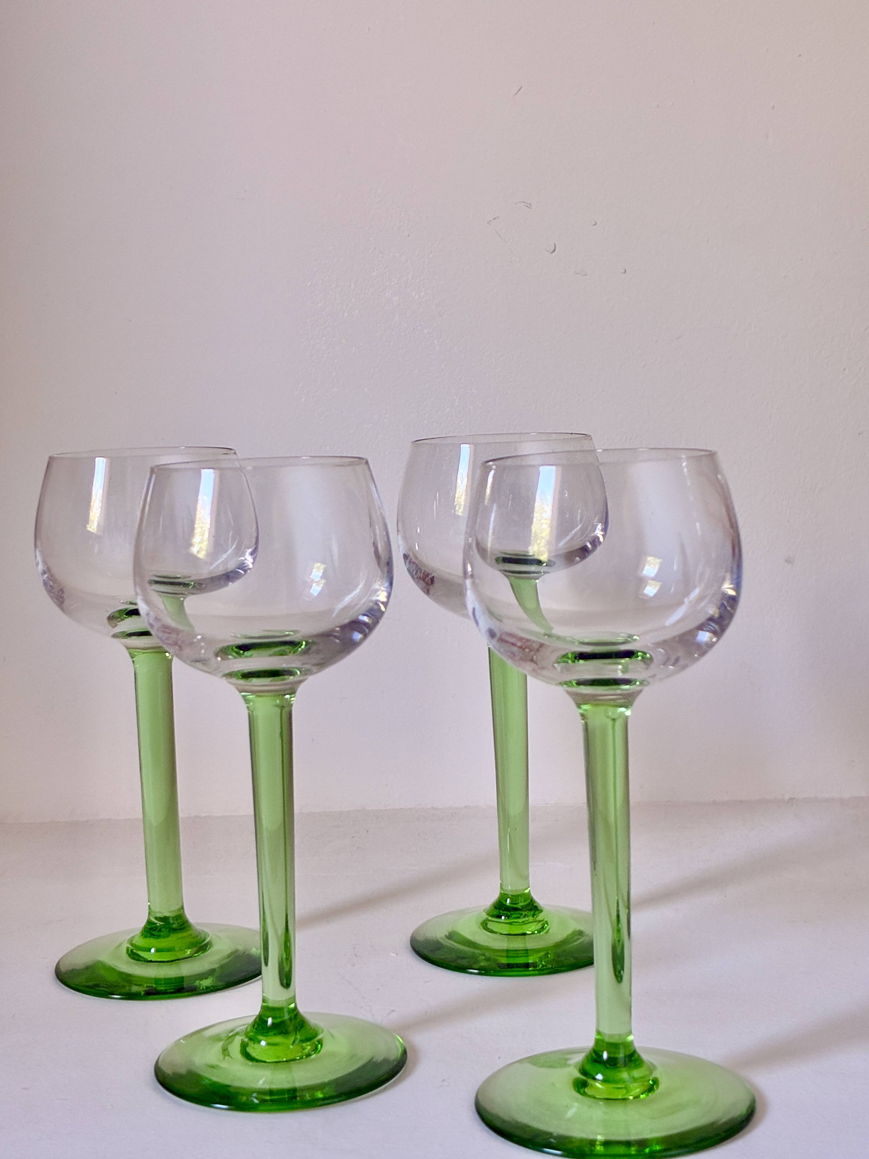 Alsace white wine glasses - small size