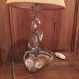 Crystal lamp foot of Lorraine Lambert les Bitche