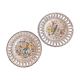 Pair of Rouen earthenware plates