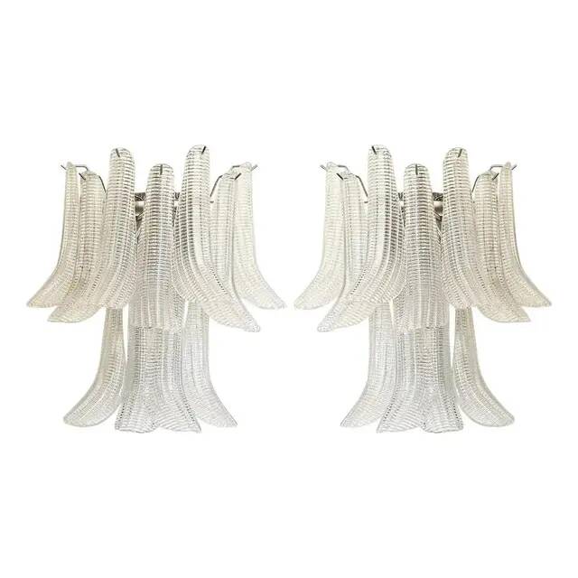 Murano Glass Wall Sconces by Simoeng, Set of 2