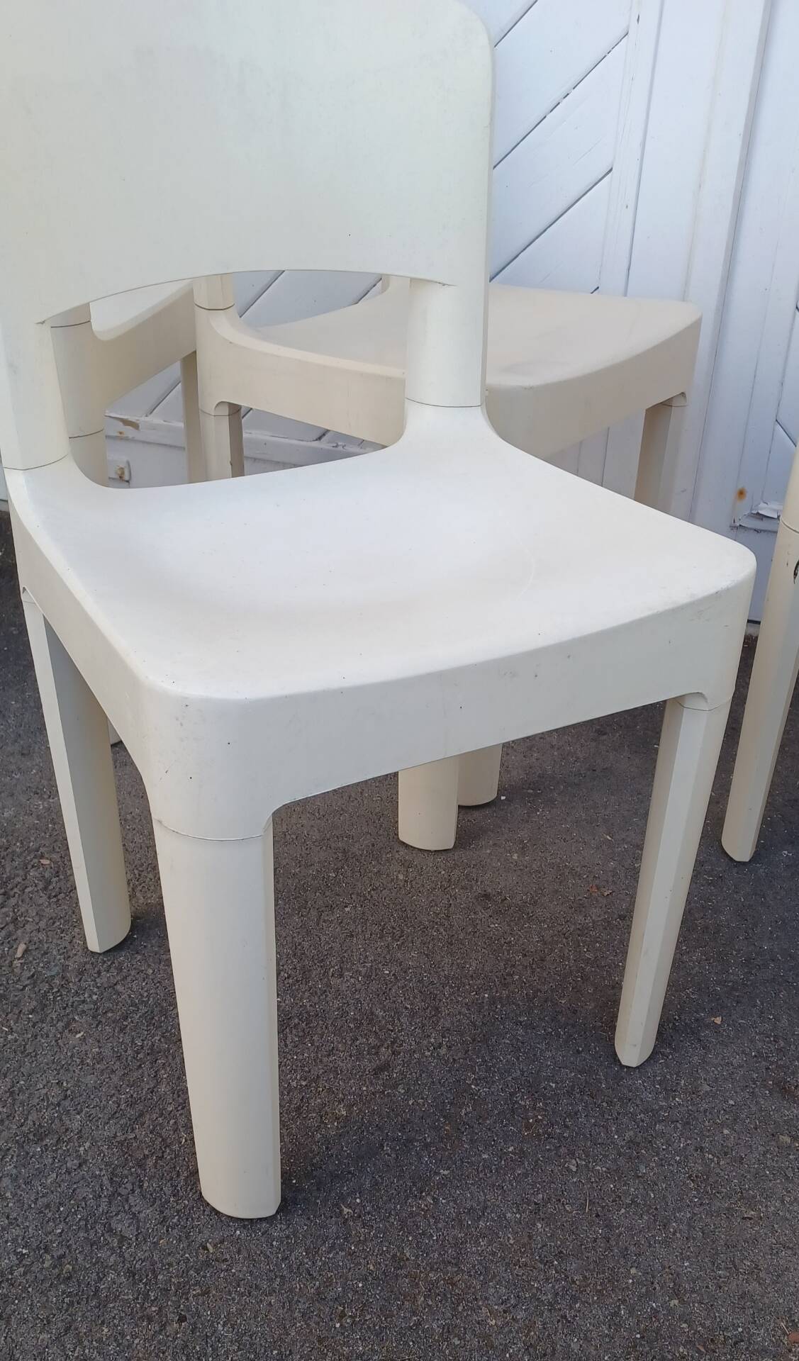 Set of 4 Space Age Allibert chairs