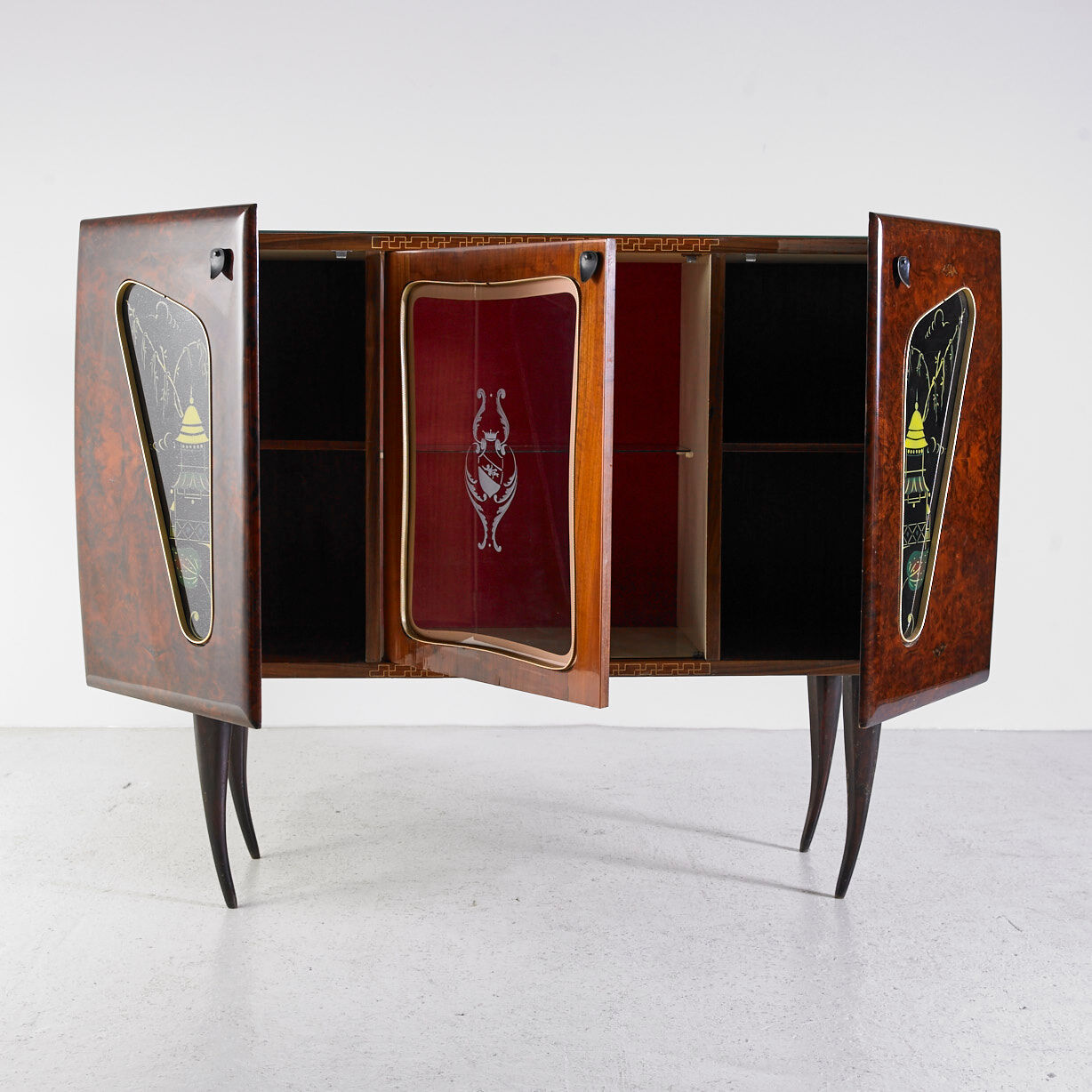 Italian walnut cupboard