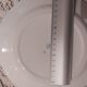 Set of 12 ironstone plates model "Andrée", Creil and Montereau, 23cm
