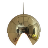 Adjustable Brass "Dome" Pendant Light by Vereinigte Werkstätten München 60s