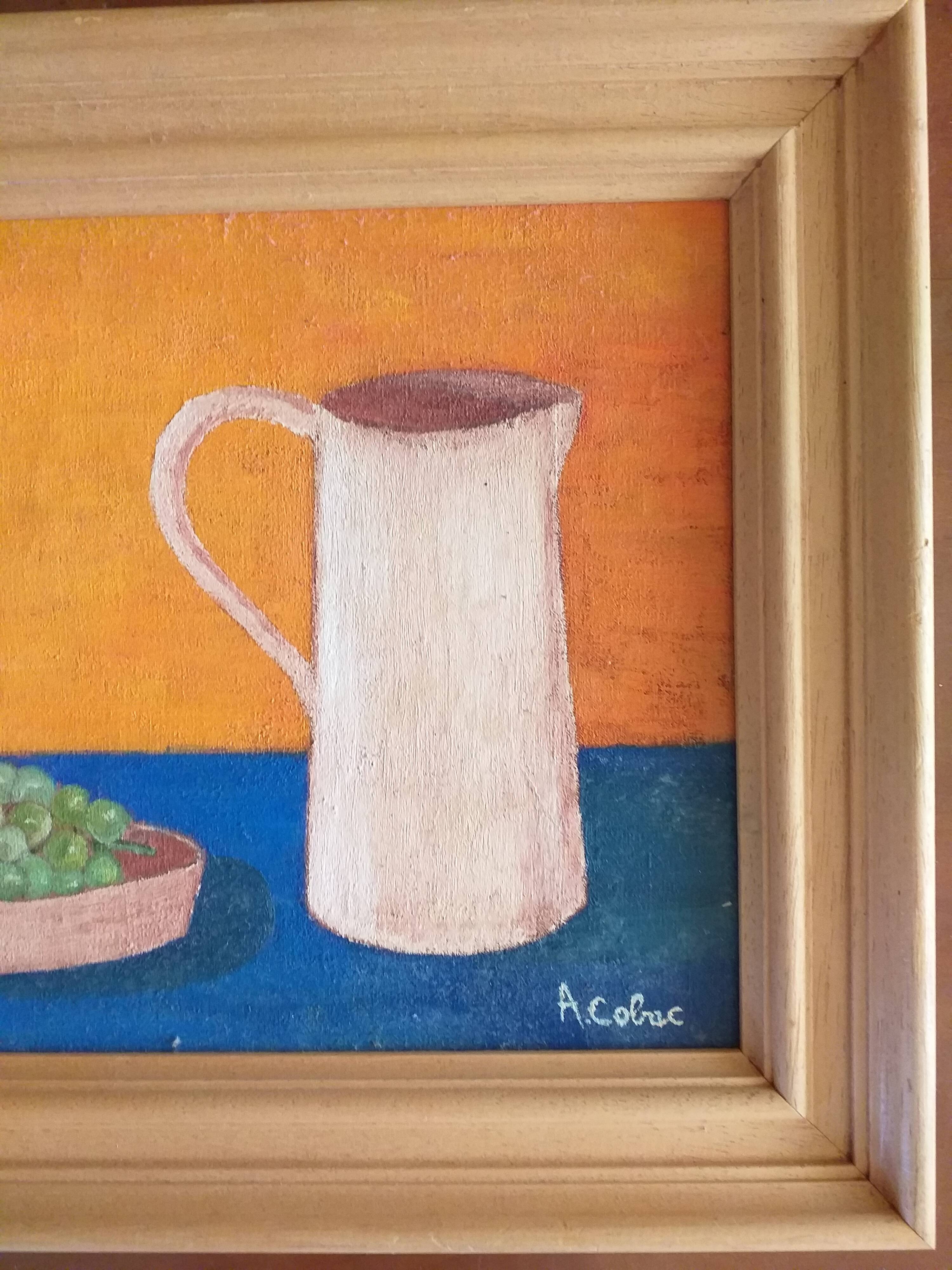 Painting on canvas still life by A.Cobac