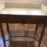 Pair of toilet tables