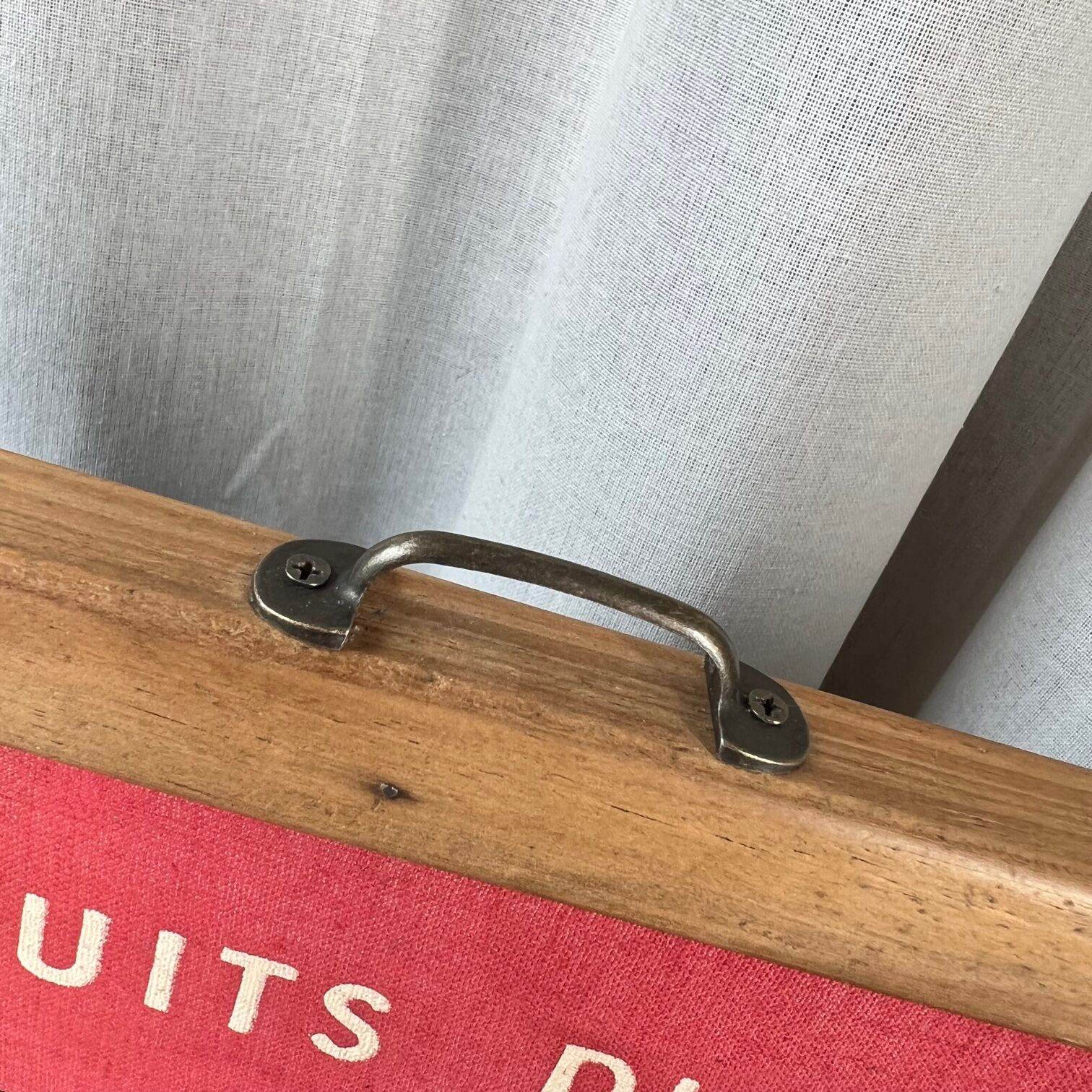 Vintage checkers and chess game board