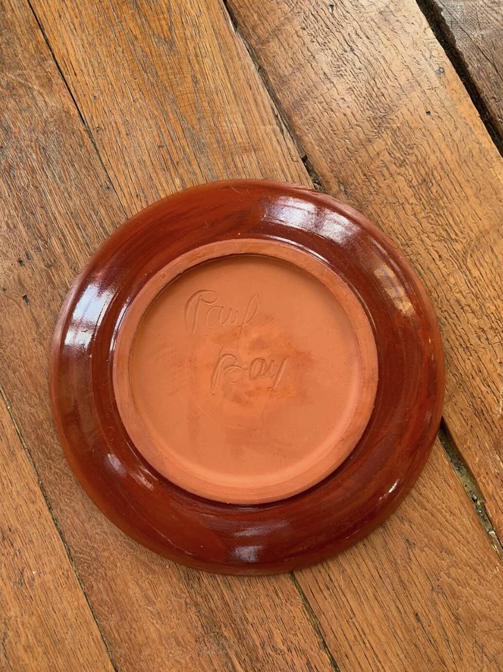 Sant Vicens Plate - Paul Bay - Boat - Glazed Ceramic