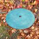 Table de jardin vintage verte