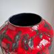 Vintage 1970s XL Scheurich Keramik Fat Lava Vase MCM West Germany