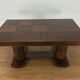 Massive and expandable art deco brutalist table