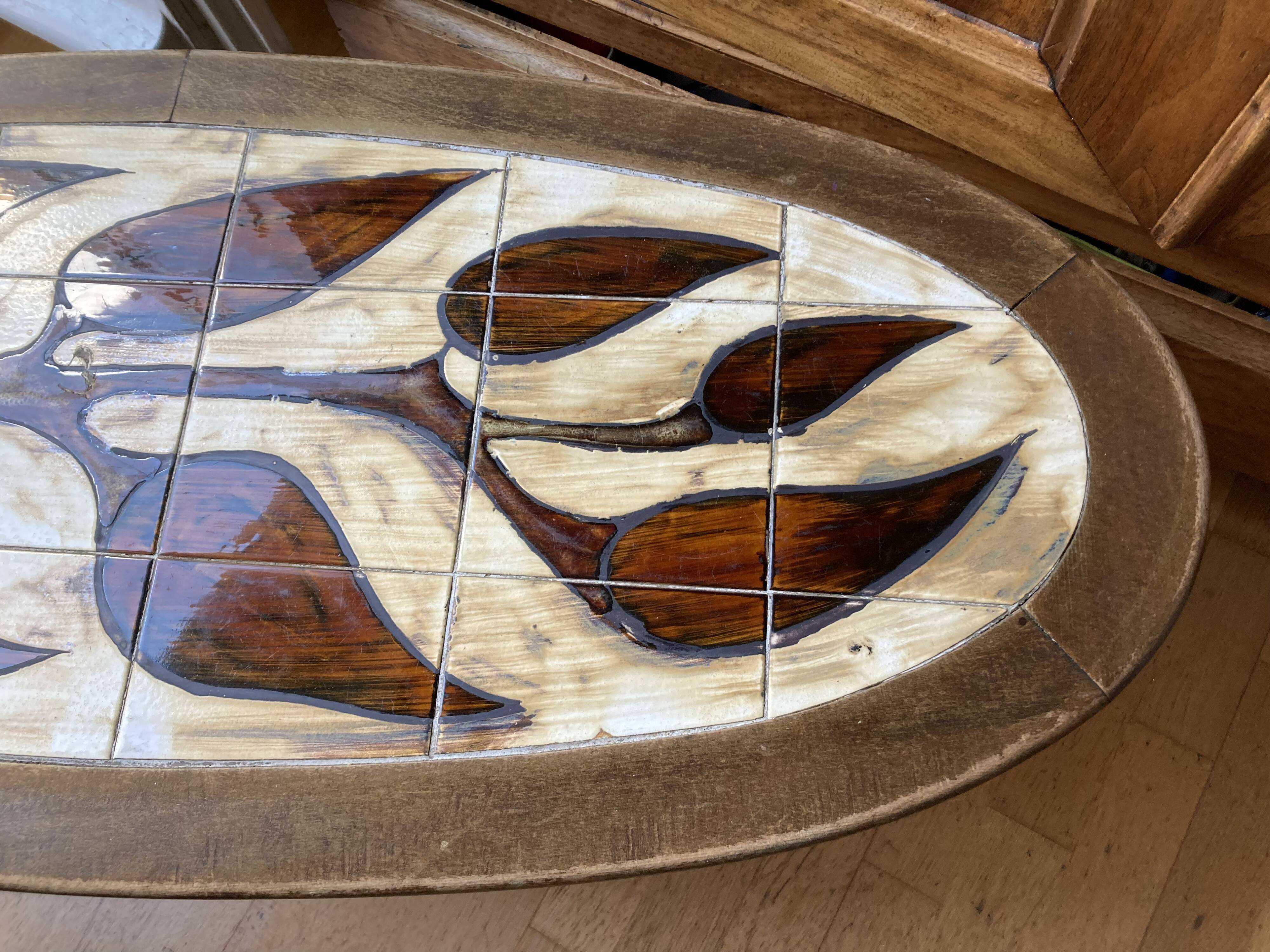 Vintage coffee table Vallauris