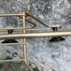 Vintage wall-mounted coat rack