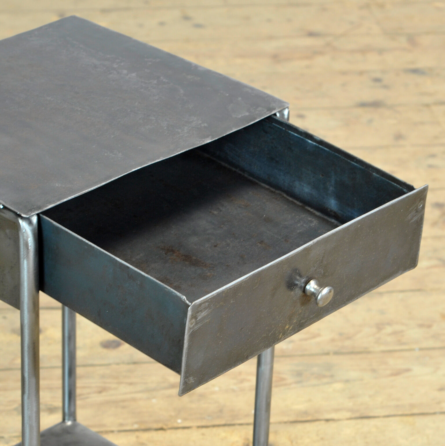 Set Iron Nightstands, 1910's