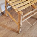 Low Vietnamese bamboo stool