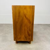 Buffet sliding doors solid red pine