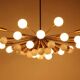 Rare Mid Century Chandelier Sputnik, Atomic, 1960s