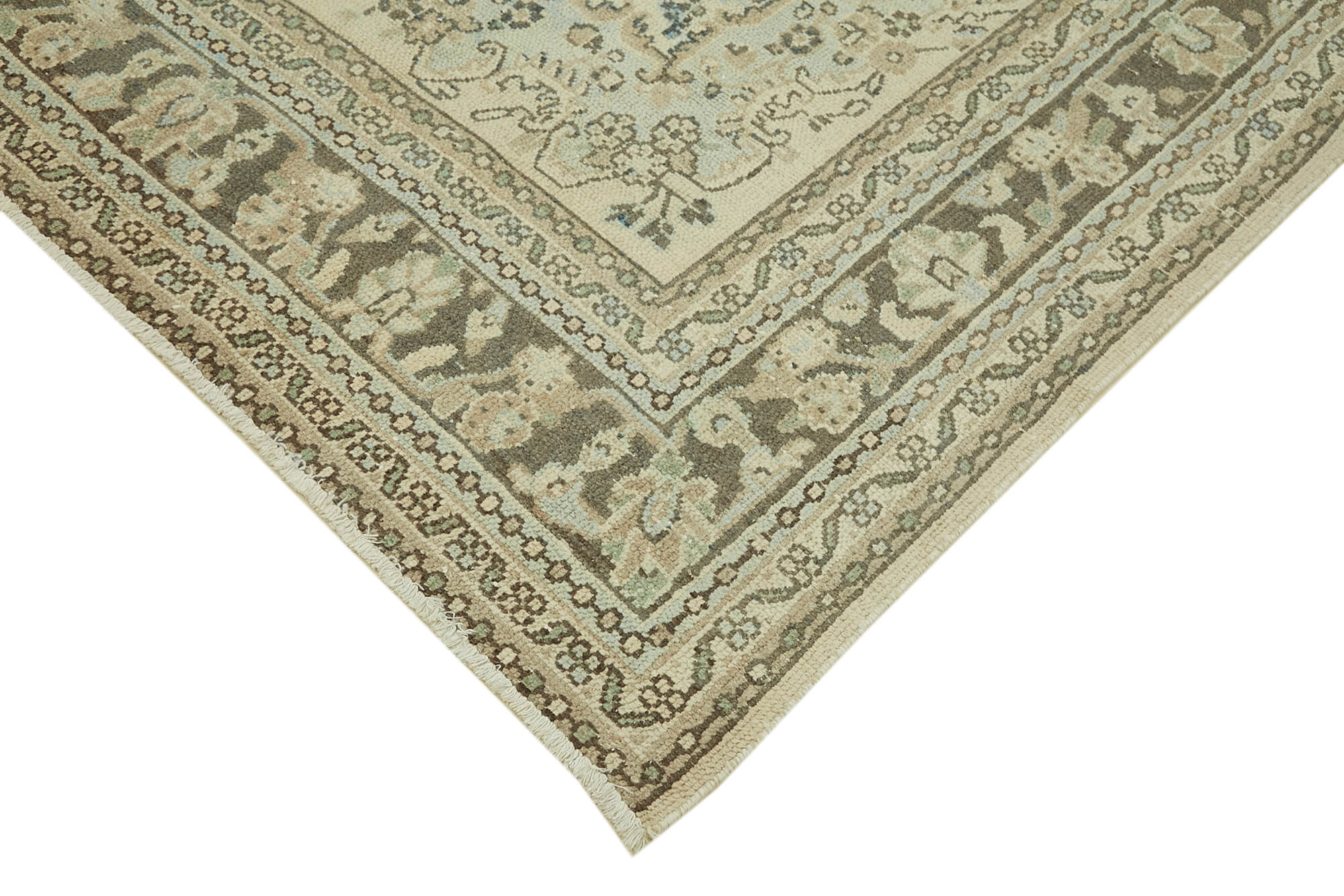 Handmade oriental unique 1980s 267 cm x 338 cm