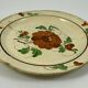 Assiette forges les eaux decor floral fin XVIII debut XIXeme