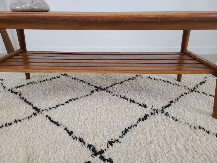 Table basse vintage design scandinave 1950