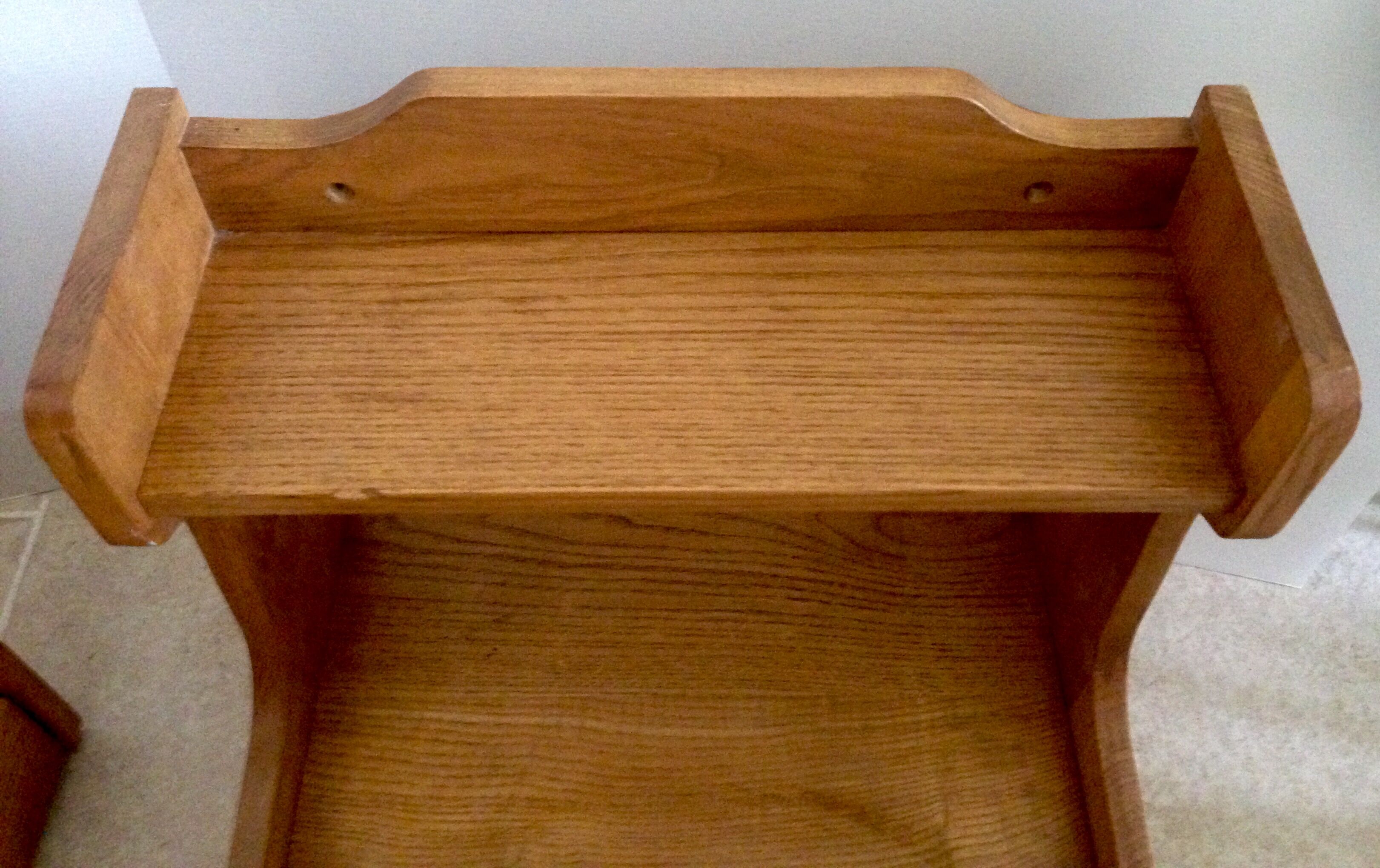 Pair of nightstands suspended vintage