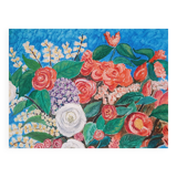 Tableau bouquet fleurs