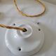 Opaline suspension in the shape of an eagle