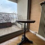 Antique round bistro table