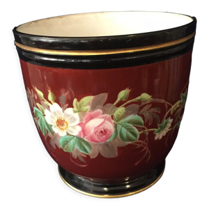 Cache-pot en porcelaine de Paris
