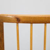 1970s Set of Four Beech Dining Chairs, West Germany